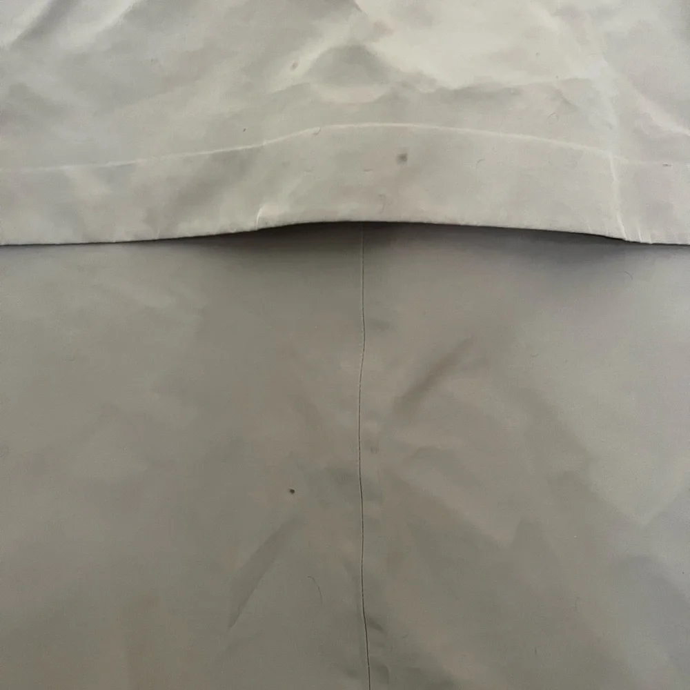 NWT Zara Collection Straight Water Resistant Minimalist Beige Trench Coat L - Picture 7 of 13